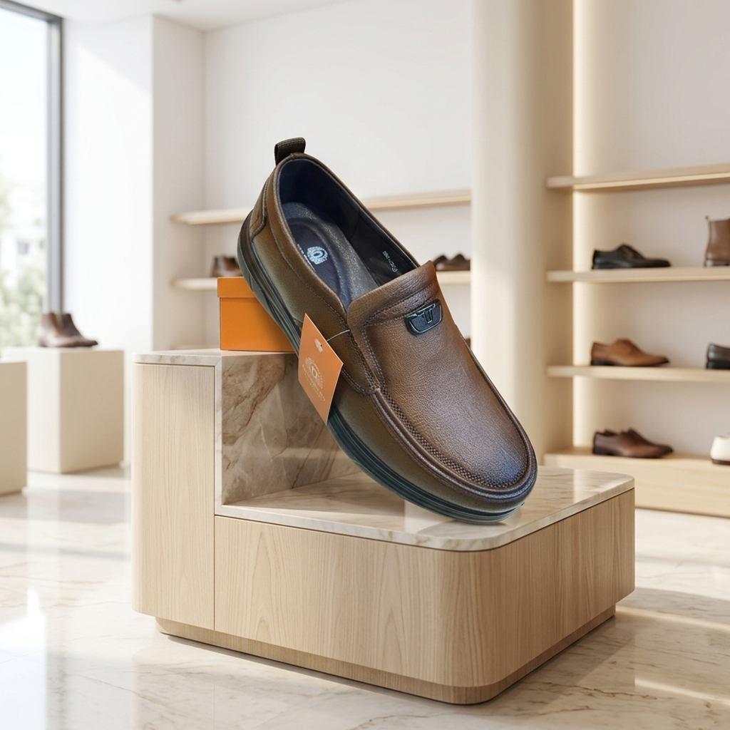 Classic Executive Men's Genuine Leather Slip-On Loafers