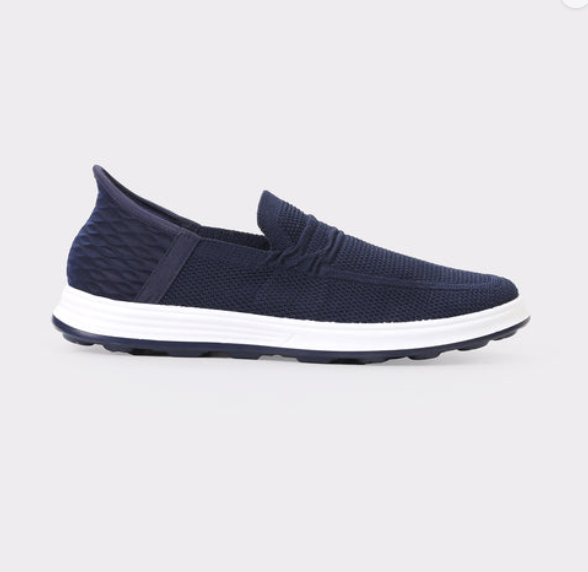 NAVY KNIT SHOES